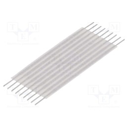 1 pcs x TE Connectivity - 3-1437130-7 - Connector: jumper cable, Cable ph: 1.27mm, L: 25.4mm, straight