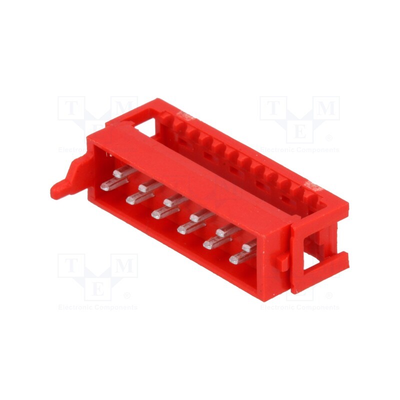 1 pcs x TE Connectivity - 1-215083-2 - Micro-MaTch, plug, male, PIN: 12, IDC, for ribbon cable, Layout: 2x6