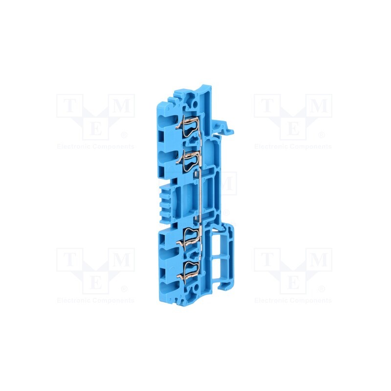 1 pcs x WEIDMu00dcLLER - 1775600000 ZDU 1.5/4AN BL - Splice terminal: rail, 1.5mm2, ways: 1, terminals: 4, blue, wemid