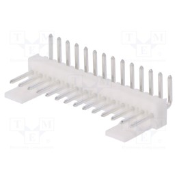 1 pcs x MOLEX - 22/05/7148 - Socket, wire-board, male, KK 254, 2.54mm, PIN: 14, THT, tinned, white