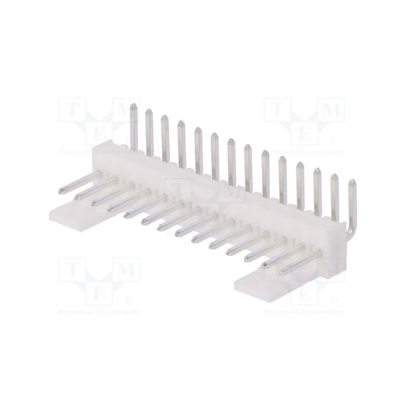 1 pcs x MOLEX - 22/05/7148 - Socket, wire-board, male, KK 254, 2.54mm, PIN: 14, THT, tinned, white