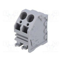 1 pcs x DEGSON ELECTRONICS - DG263-7.5-02P-11-00AH - PCB terminal block, angled, 7.5mm, ways: 2, on PCBs, 0.2÷6mm2, 30A