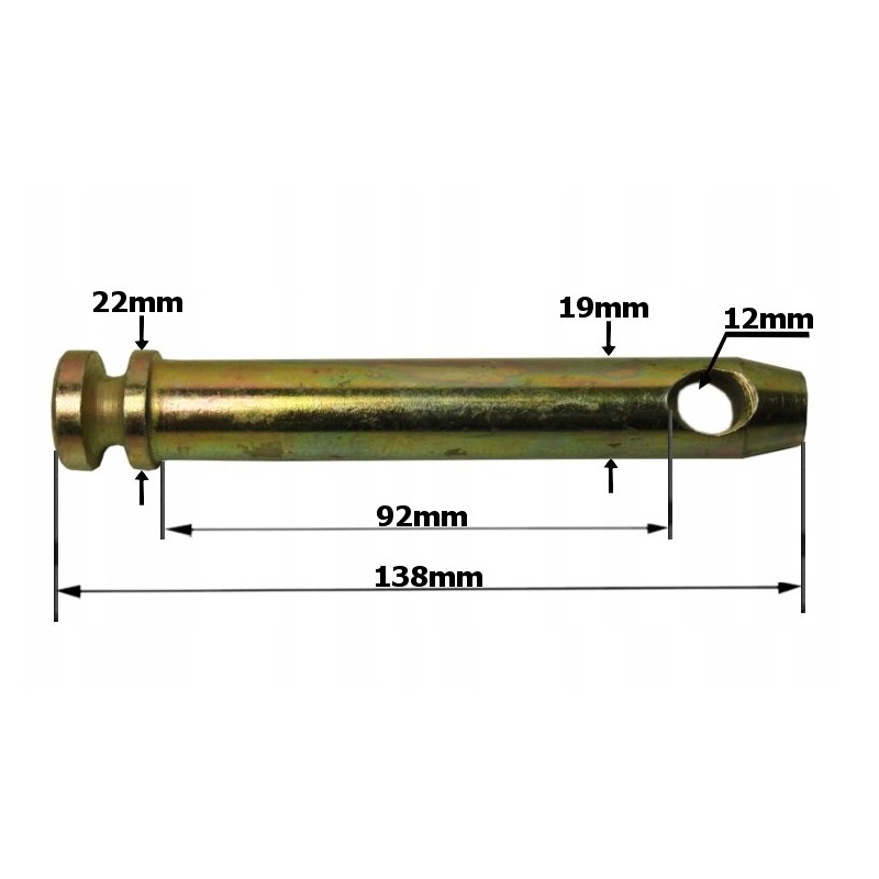 Security pin 3 4x138mm new holland ford