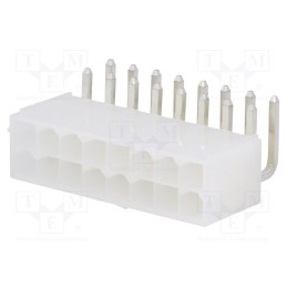 1 pcs x NINIGI - N42GK-16 - Socket, wire-board, male, N42G, 4.2mm, PIN: 16, THT, 600V, 9A, tinned