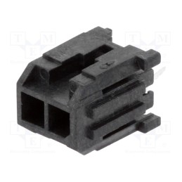1 pcs x MOLEX - 430450212 - Socket, wire-board, male, Micro-Fit 3.0, 3mm, PIN: 2, THT, 5A, tinned