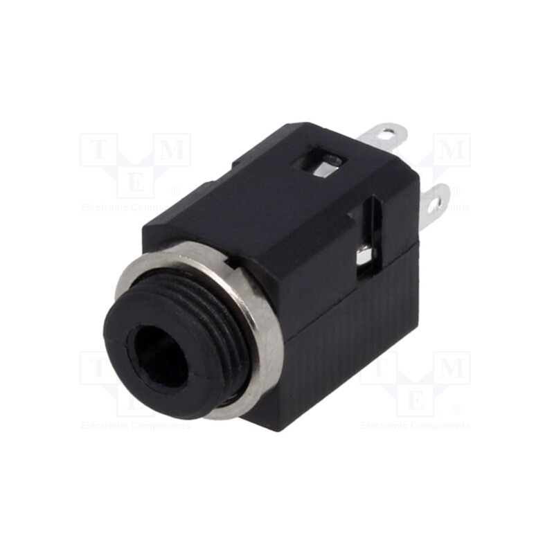1 pcs x CLIFF - FC681375V - Socket, Jack 3,5mm, female, stereo, ways: 3, No.of term: 4, THT
