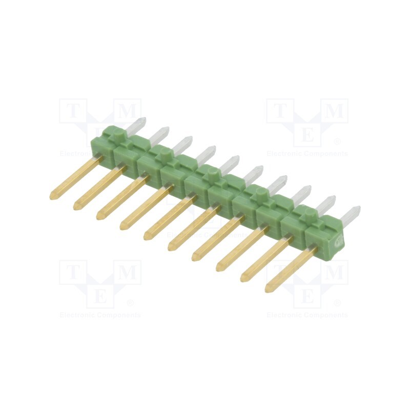 1 pcs x TE Connectivity - 1-825433-0 - Pin header, pin strips, AMPMODU MOD II, male, PIN: 10, straight