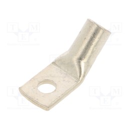 1 pcs x BM GROUP - BM0152545 - Tip: ring tube, M5, 16mm2, crimped, for cable, angled 45°, tinned