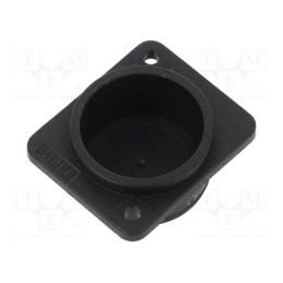 1 pcs x CLIFF - CP30400X - Protection cap, plain screw hole, black, plastic, XLR standard