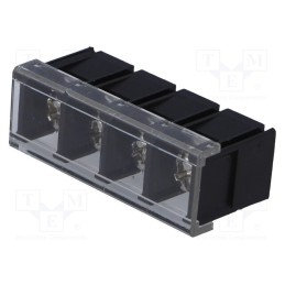 1 pcs x DEGSON ELECTRONICS - DG58C-B-04P-13-00A(H) - PCB terminal block, straight, 10mm, ways: 4, on PCBs, 4mm2, tinned