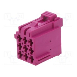 1 pcs x TE Connectivity - 1-967621-5 - Connector: automotive, JPT, female, plug, for cable, PIN: 9, violet