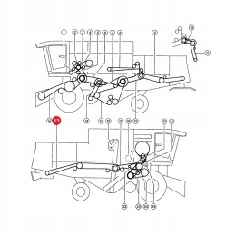 V-belt claas 644539 0 gates 1602631