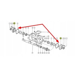 613915 1 gear bearing cover