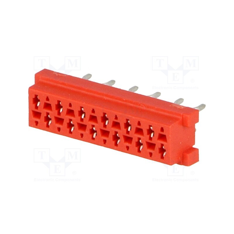 1 pcs x TE Connectivity - 1-215079-2 - Micro-MaTch, socket, female, PIN: 12, THT, on PCBs, Layout: 2x6