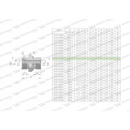 Hydraulic connection bb xge m16x1 5 10l x 1 2