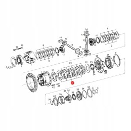 Differential gear disc f395301020170 org