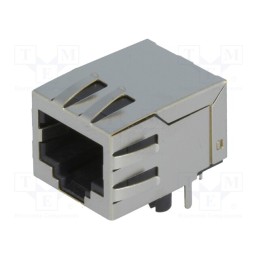 1 pcs x ATTEND - 210A-11C0A-R - Socket, RJ45, PIN: 8, shielded, Layout: 8p8c, Locking: bottom latch