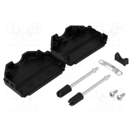 1 pcs x ENCITECH - 6260-0101-03 - Enclosure: for D-Sub connectors, D-Sub 25pin,D-Sub HD 44pin