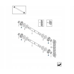 Ball bearing 35x72x17 new holland case 84025099