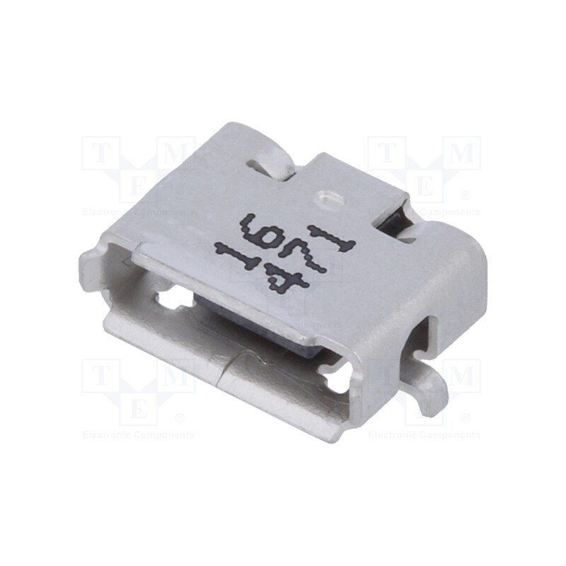 1 pcs x MOLEX - 475900001 - Socket, USB AB micro, on PCBs, SMT, PIN: 5, horizontal, reel
