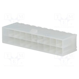 1 pcs x MOLEX - 39281203 - Socket, wire-board, male, Mini-Fit Jr, 4.2mm, PIN: 20, THT, 9A