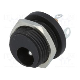 1 pcs x CLIFF - FC681473 - Socket, DC supply, male, 5.5/2.1mm, 5.5mm, 2.1mm, soldering