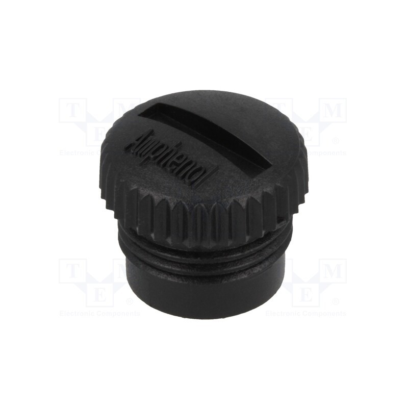 1 pcs x AMPHENOL LTW - CAP-WBDFSMA1 - Protection cover, female M12 connectors, IP67, plastic