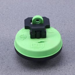 The fuel filler cap covers the oil tank