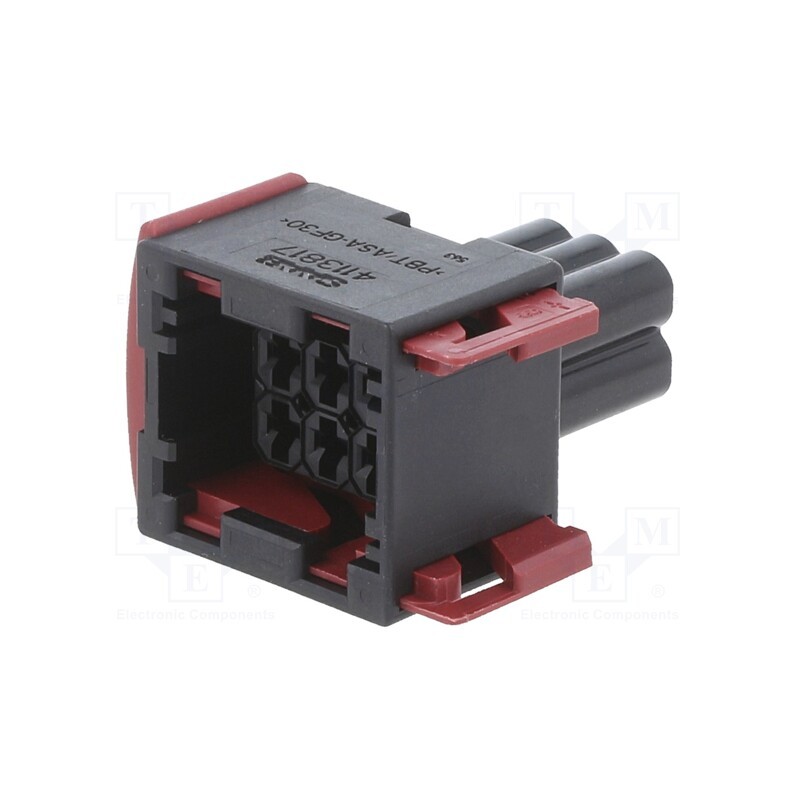 1 pcs x TE Connectivity - 1-963212-1 - Connector: automotive, JPT, female, plug, for cable, PIN: 6, black