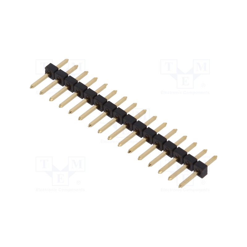 1 pcs x FISCHER ELEKTRONIK - SLY 1 085 16 G - Pin header, pin strips, male, PIN: 16, straight, 2mm, THT, 1x16