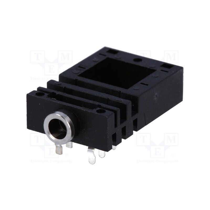 1 pcs x AMPHENOL - ACJS-NH35 - Socket, Jack 3,5mm, female, ways: 3, angled 90°, THT