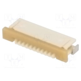 1 pcs x MOLEX - 522711079 - Connector: FFC/FPC, horizontal, PIN: 10, bottom contacts,ZIF, SMT