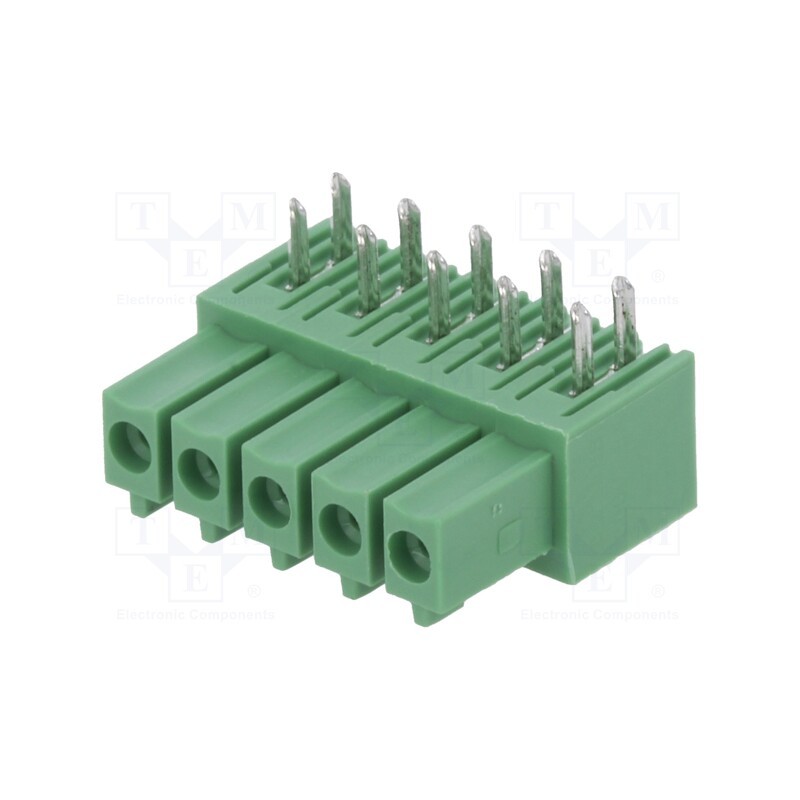 1 pcs x DEGSON ELECTRONICS - 15EDGA-3.5-05P-14-00AH - Pluggable terminal block, 3.5mm, ways: 5, angled 90°, socket, THT
