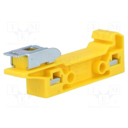 1 pcs x POKu00d3J - A45-2201 - Mounting adapter, yellow, for DIN rail mounting, Width: 11mm