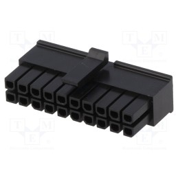 1 pcs x MOLEX - 430252000 - Plug, wire-board, female, Micro-Fit 3.0, 3mm, PIN: 20, w/o contacts
