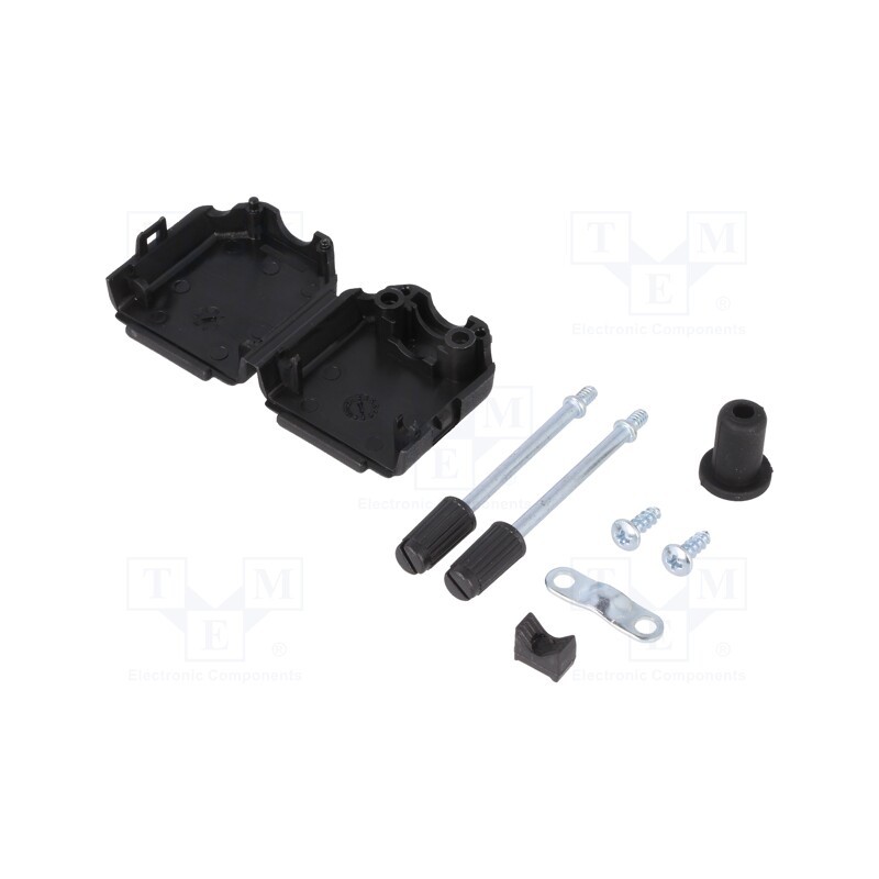 1 pcs x ENCITECH - 6260-0101-51 - Enclosure: for D-Sub connectors, D-Sub 9pin,D-Sub HD 15pin