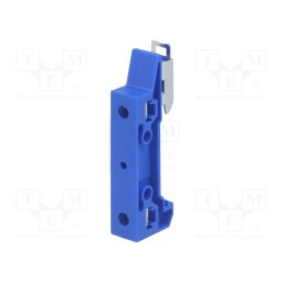 1 pcs x POKu00d3J - A45-2206 - Mounting adapter, blue, for DIN rail mounting, Width: 11mm, TS35
