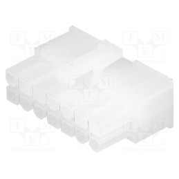 1 pcs x MOLEX - 39012140 - Plug, wire-wire/PCB, female, Mini-Fit Jr, 4.2mm, PIN: 14, for cable