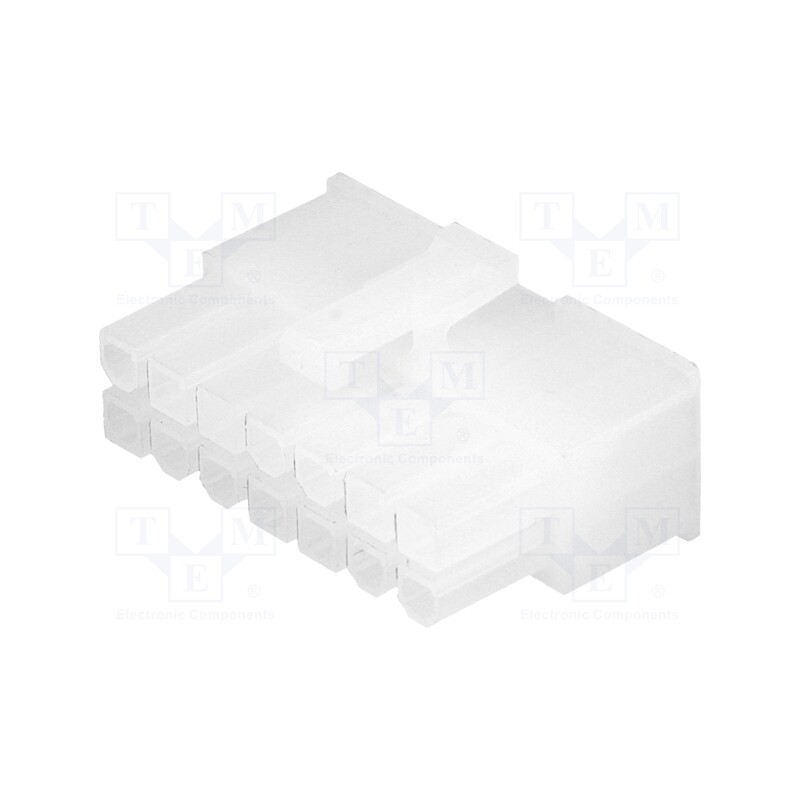 1 pcs x MOLEX - 39012140 - Plug, wire-wire/PCB, female, Mini-Fit Jr, 4.2mm, PIN: 14, for cable