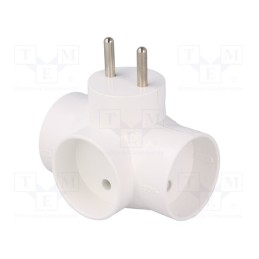 1 pcs x TIMEX-ELEKTRO - R-30/S - Connector: AC supply, splitter, 2P, Type: round,with backlight