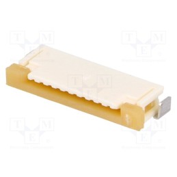 1 pcs x MOLEX - 522071060 - Connector: FFC/FPC, horizontal, PIN: 10, top contacts,ZIF, SMT