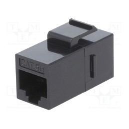 1 pcs x LOGILINK - NK4030 - Socket, coupler, Cat: 5e, Keystone,PoE,PoE+, Layout: 8p8c, black
