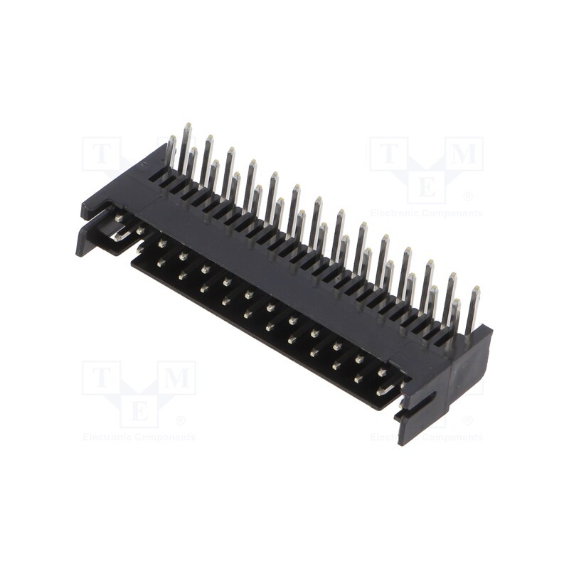 1 pcs x HIROSE - DF11-28DP-2DS(24) - Socket, PCB-cable/PCB, male, DF11, 2mm, PIN: 28, THT, on PCBs, tinned