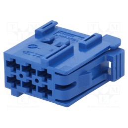 1 pcs x TE Connectivity - 1-965640-1 - Connector: automotive, JPT, female, plug, for cable, PIN: 6, blue