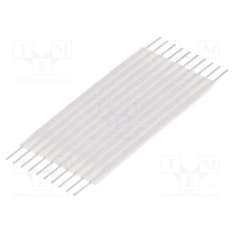 1 pcs x TE Connectivity - 1437130-4 - Connector: jumper cable, Cable ph: 1.27mm, L: 25.4mm, straight