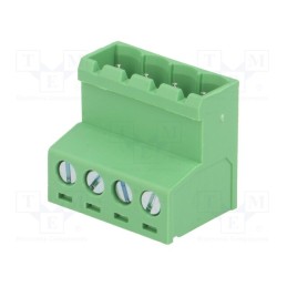1 pcs x DEGSON ELECTRONICS - 2EDGKR-5.0-04P-14-00AH - Pluggable terminal block, 5mm, ways: 4, straight, plug, male, green