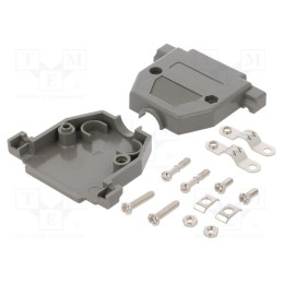 1 pcs x ENCITECH - 2360-0102-13 - Enclosure: for D-Sub connectors, D-Sub 25pin,D-Sub HD 44pin