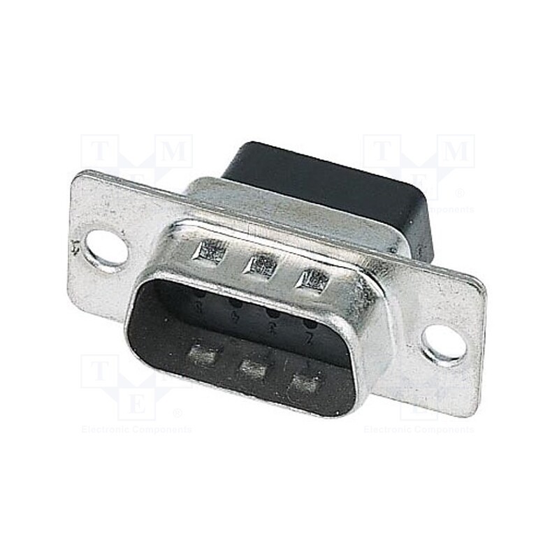 1 pcs x HARTING - 9670095601 - D-Sub, PIN: 9, plug, male, Type: w/o contacts