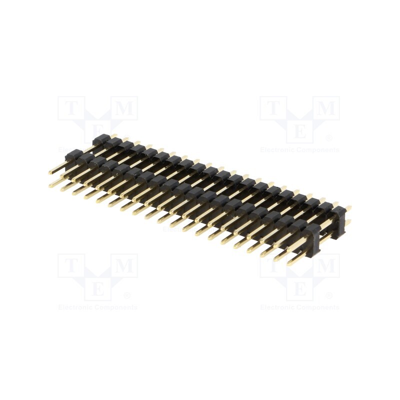 1 pcs x NINIGI - ZL2019-40 - Pin header, pin strips, male, PIN: 40, double deck, straight, THT