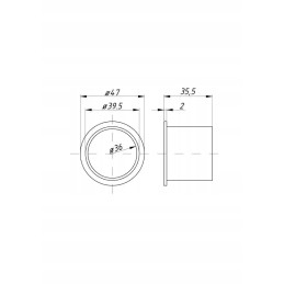 Teflon sleeve 008561 0 claas